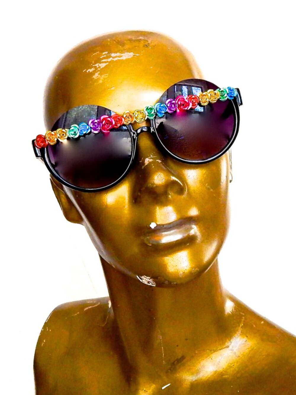 GASOLINE GLAMOUR GROOVE IS IN THE HEART PEEKABOO GLASSES 🌈🪩🔮